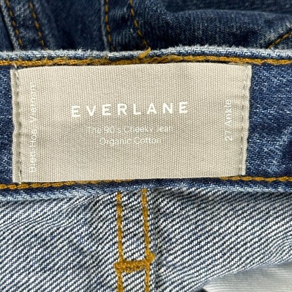 Everlane 90s Cheeky Jeans Medium Dark Wash - Picture 5 of 11